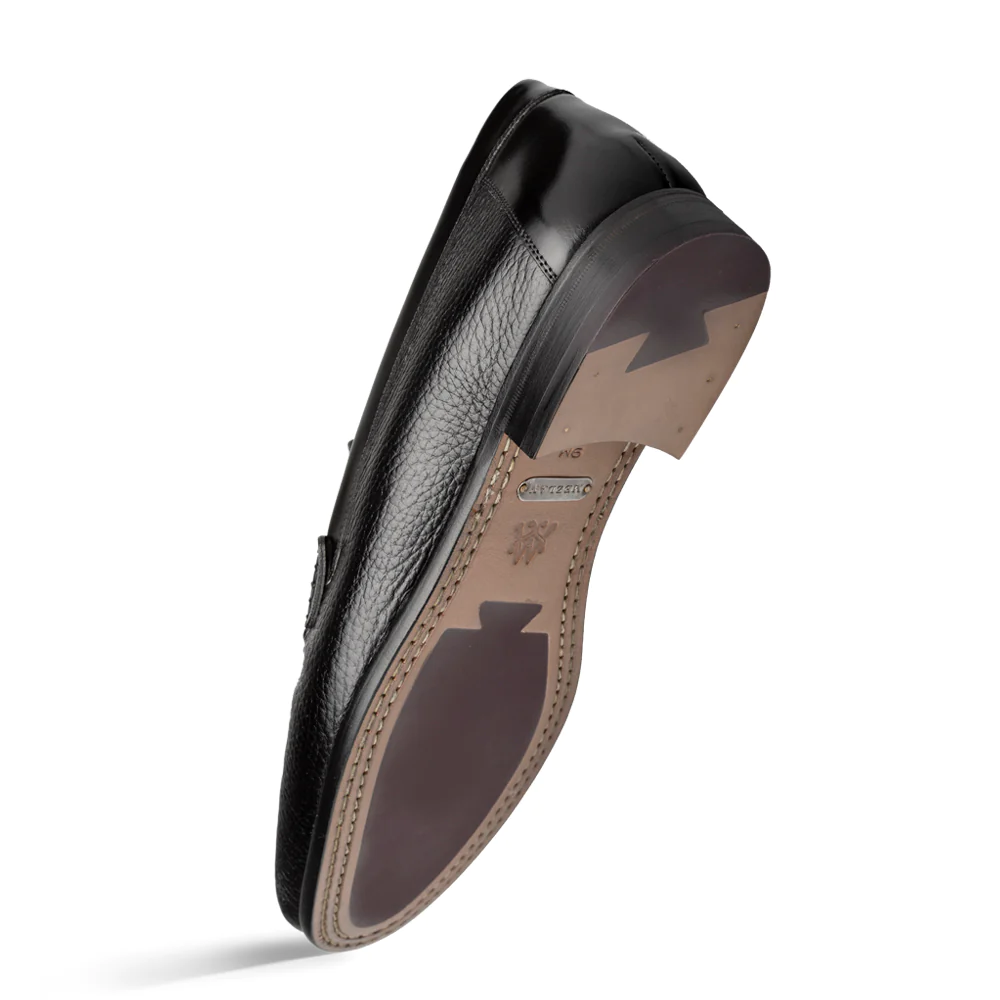 Mezlan Deerskin Moccasin Black (R7384)