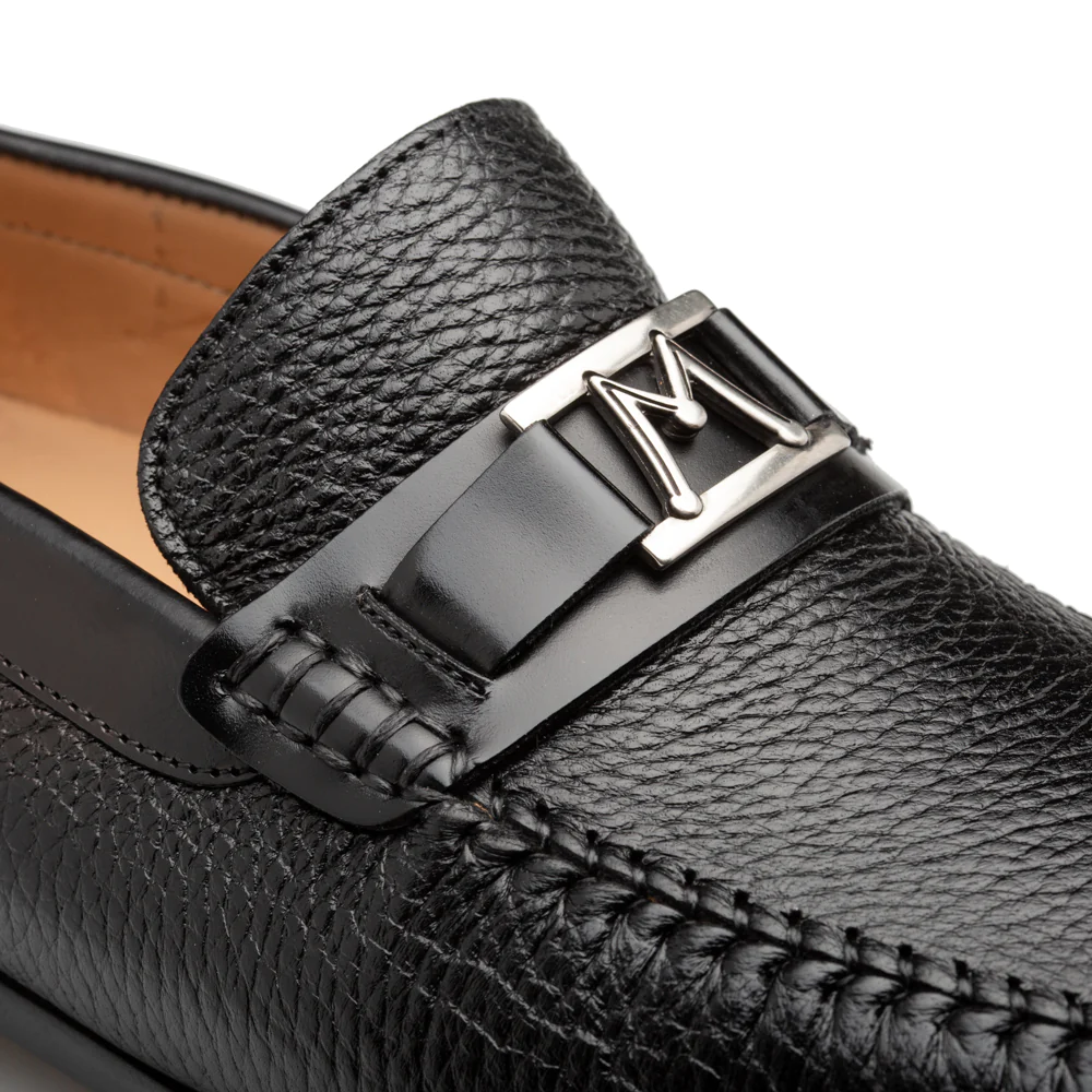 Mezlan Deerskin Moccasin Black (R7384)