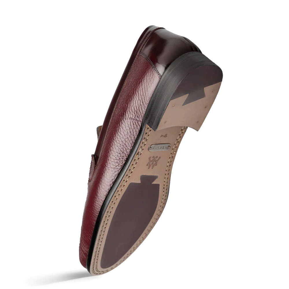 Mezlan Deerskin Moccasin Burgundy (R7384)