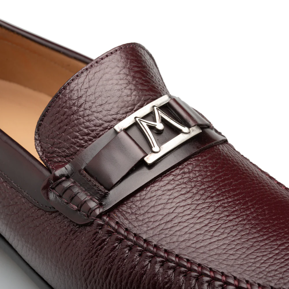 Mezlan Deerskin Moccasin Burgundy (R7384)
