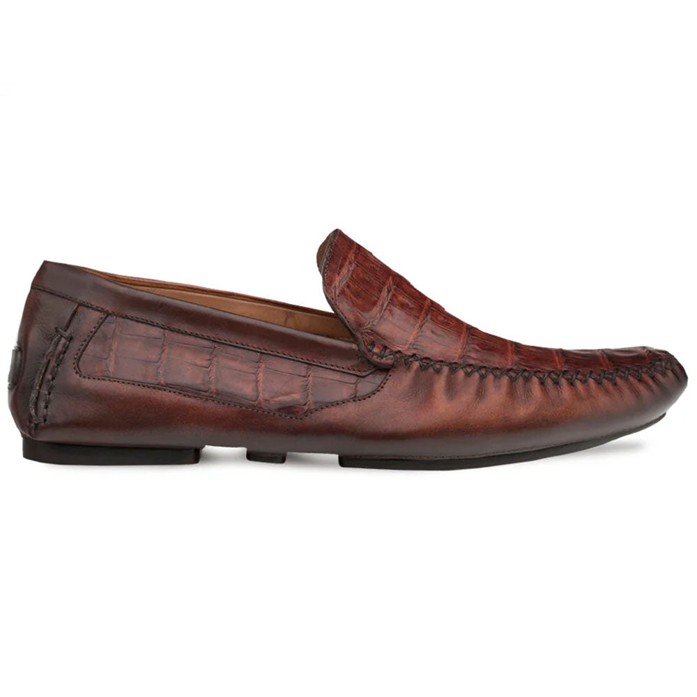 Mezlan Crocodile / Leather Driving Moccasin Sport