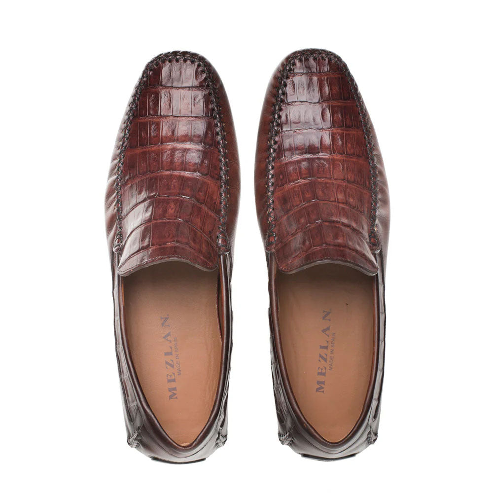 Mezlan Crocodile / Leather Driving Moccasin Sport (RX7347-F)