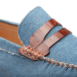 Mezlan Denim Crocodile Driver Jean / Sport