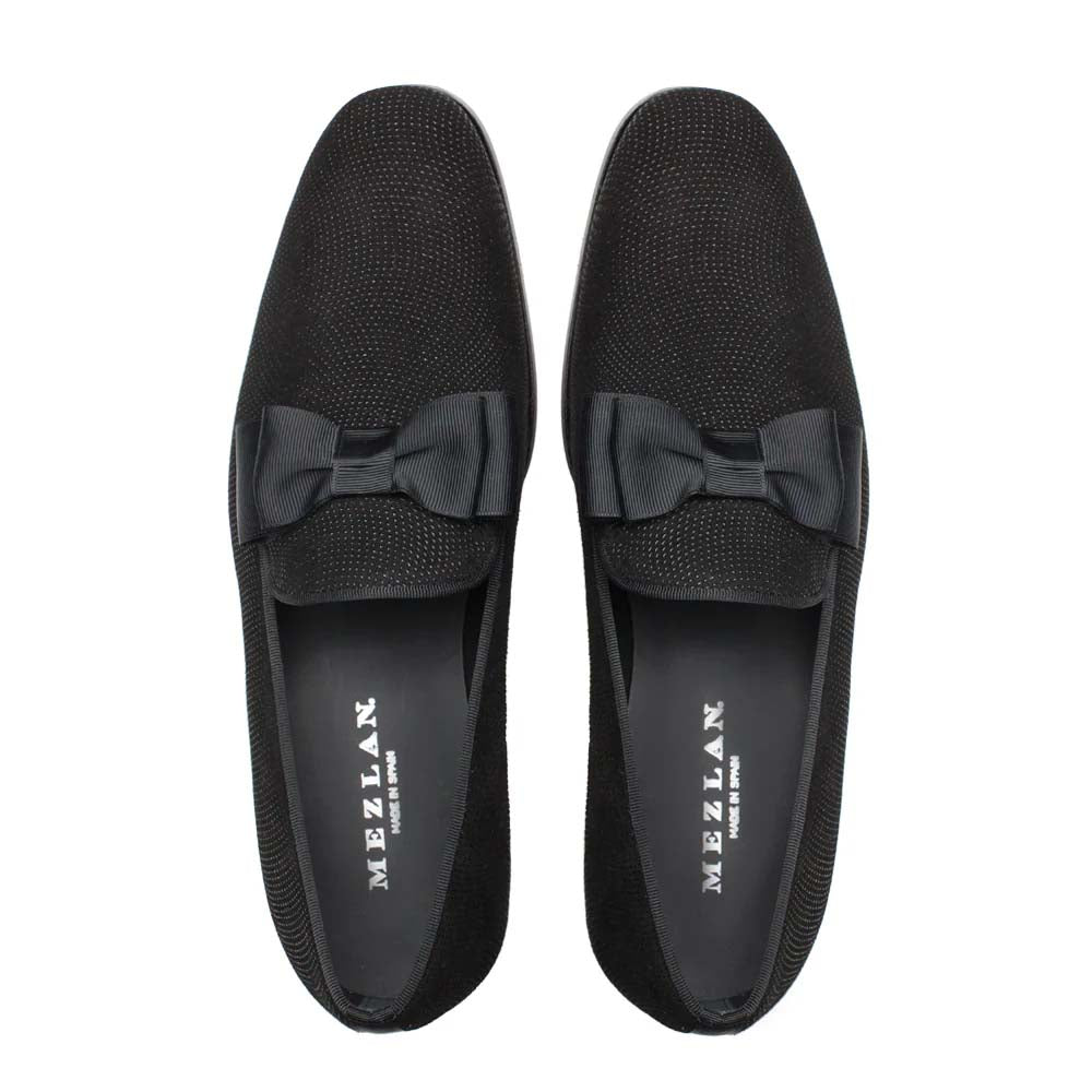 Mezlan Venetian Formal Bow-Tie Loafer Black (S20306)
