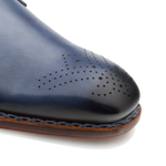 Mezlan Artisan Welt Monk Strap Blue (S20416)