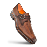 Mezlan Artisan Welt Monk Strap Chocolate (S20416)