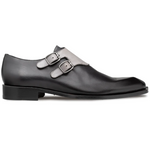 Mezlan Double Buckle Duo Tone Monk Strap Graphite / Grey