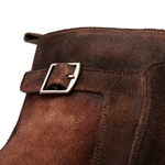 Mezlan Burnished Suede Ankle Boot Tan