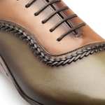 Mezlan Two Tone Opanka Oxford Olive / Tan (S20755)