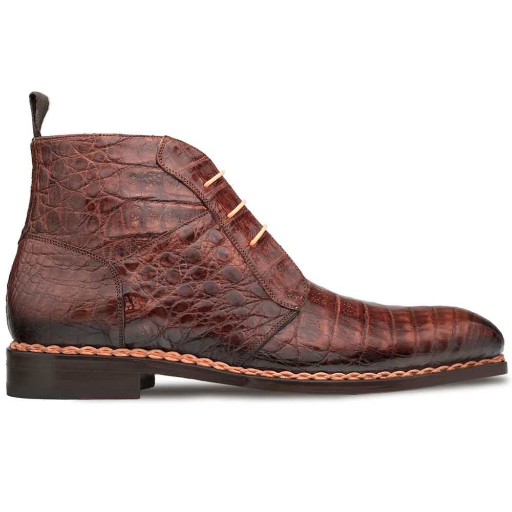 Mezlan Crocodile Contrast Welt Chukka Boot Sport