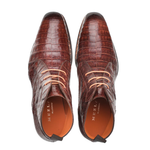 Mezlan Crocodile Contrast Welt Chukka Boot Sport 