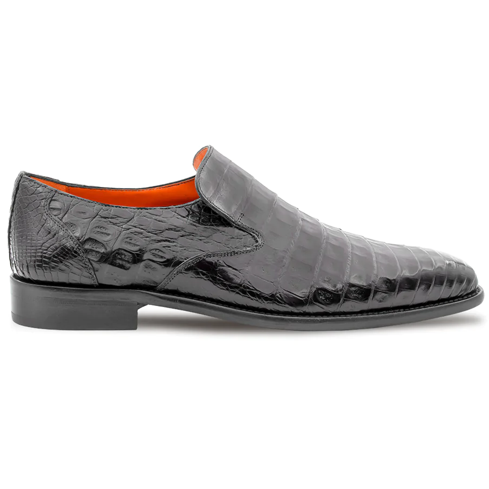 Mezlan SX4869-F Crocodile Slip On Black