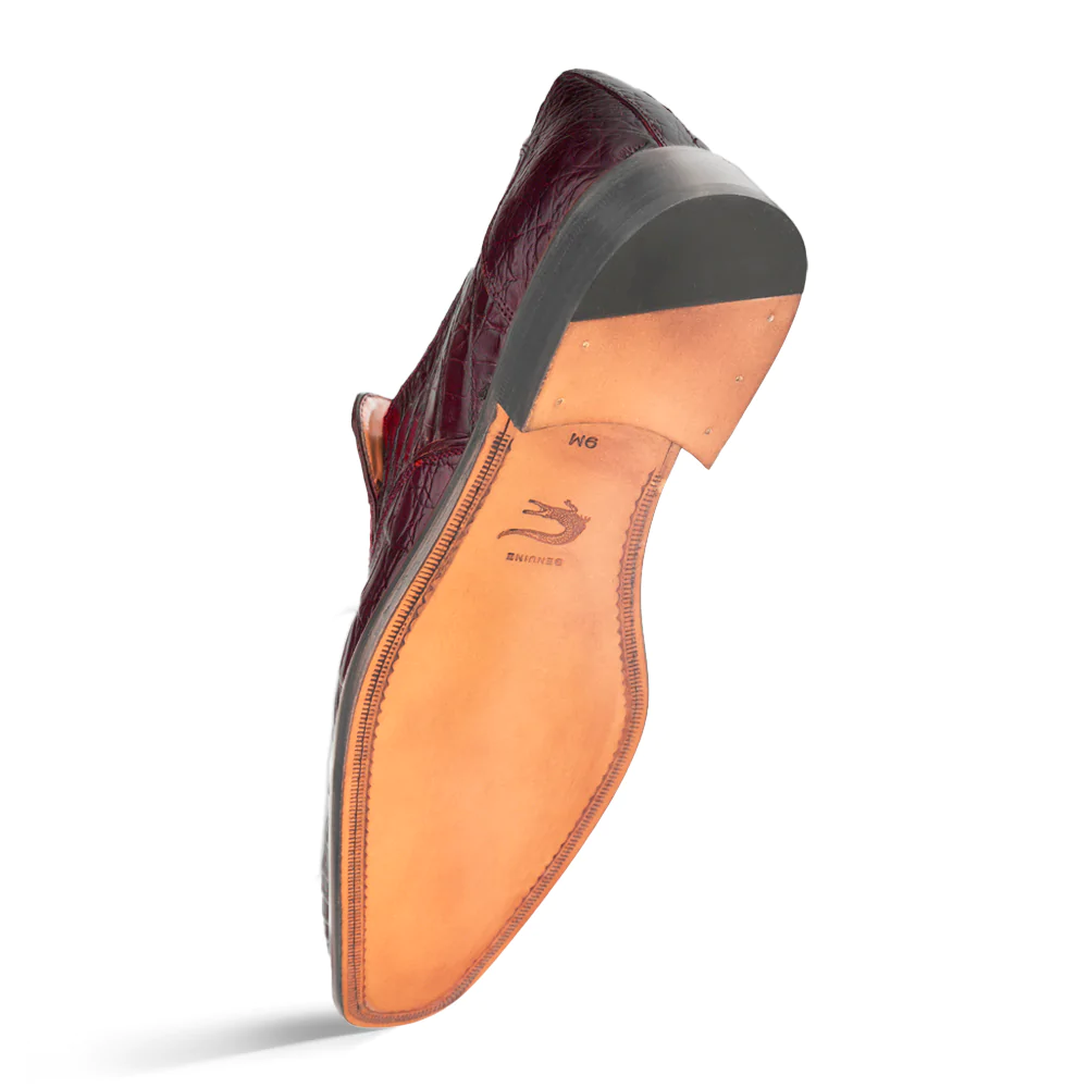 Mezlan Crocodile Slip On Burgundy (SX4864-F)