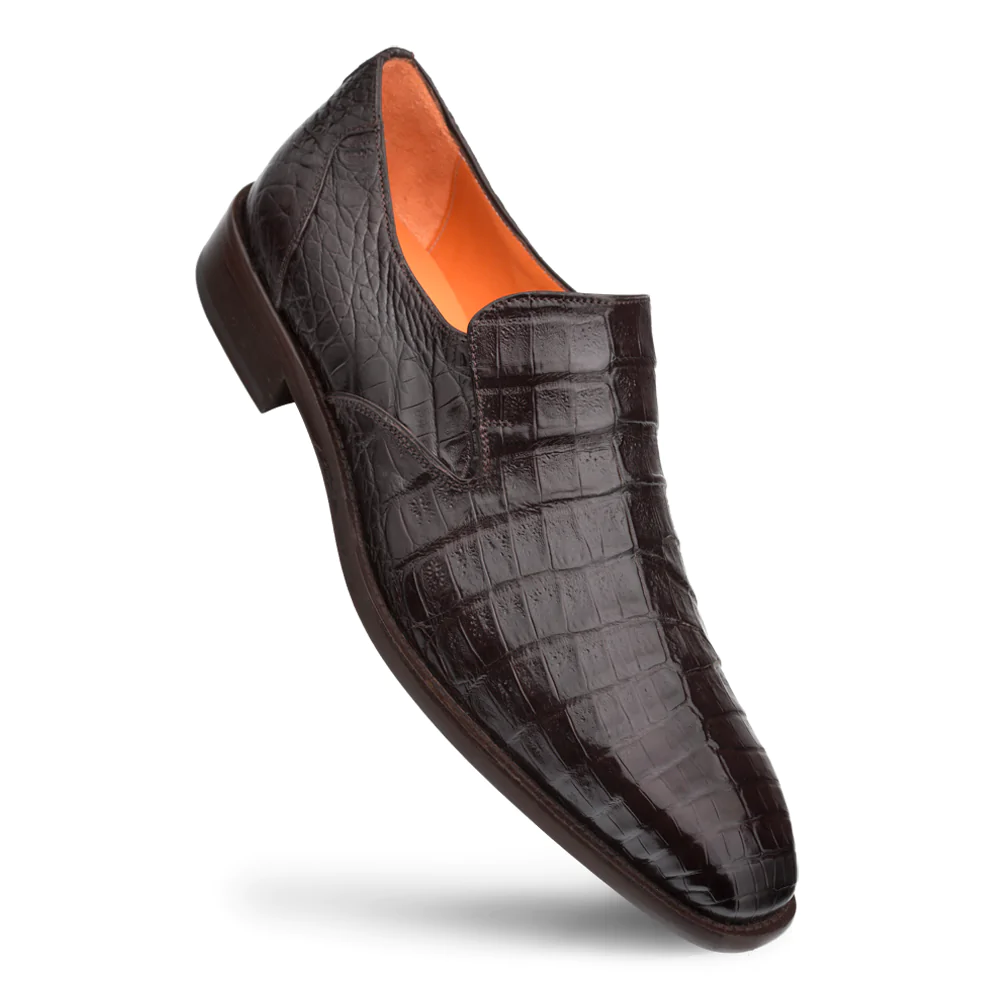 Mezlan Crocodile Slip On Brown (SX4864-F)