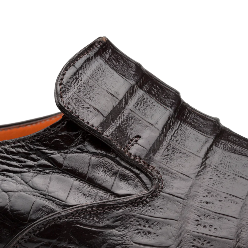 Mezlan Crocodile Slip On Brown (SX4864-F)
