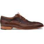 Mezlan Two-Tone Ostrich /Calf Oxford Mocha (SX4945-P)