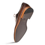 Mezlan Two-Tone Ostrich /Calf Oxford Mocha (SX4945-P)
