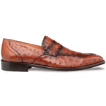 Mezlan Ostrich Penny Loafer Brandy (SX50045-S)
