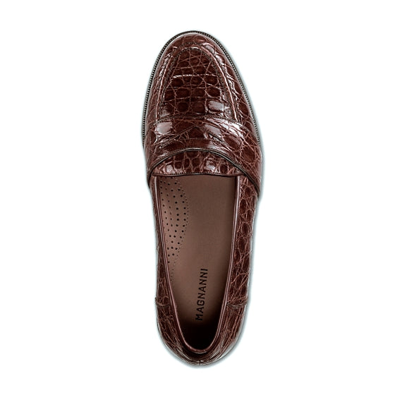 Magnanni Men's Louie Crocodile Slip On