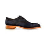 Magnanni Shoes Pollino Leather Lace Up Navy
