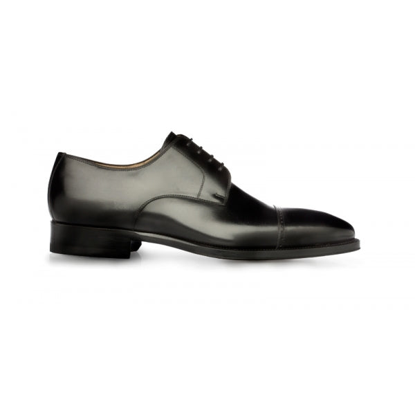 Magnanni Shoes Romas Cap Toe Dress Shoe Black