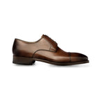 Magnanni Shoes Romas Cap Toe Dress Shoe Black