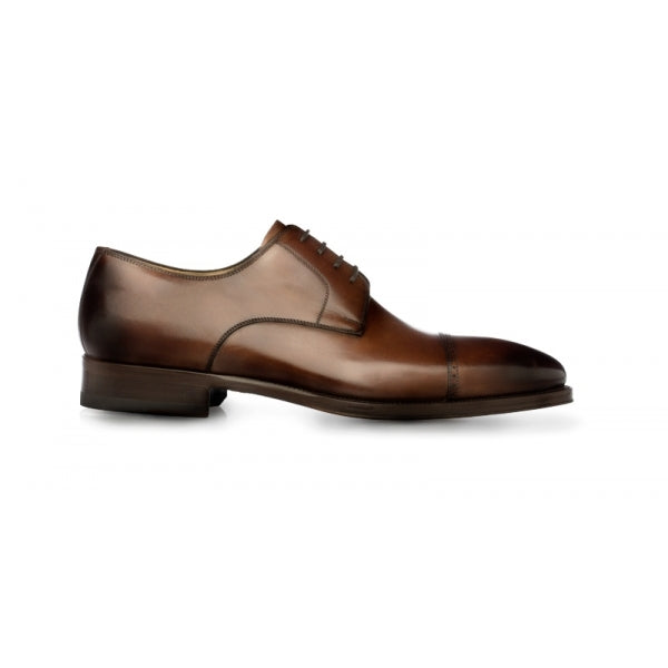 Magnanni Shoes Romas Cap Toe Dress Shoe Black