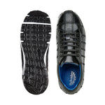 Belvedere Magnus Ostrich Patchwork Sneakers Black (E21)
