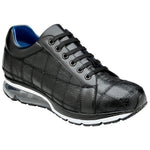 Belvedere Magnus Ostrich Patchwork Sneakers Black (E21)