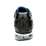 Belvedere Magnus Ostrich Patchwork Sneakers Black (E21)