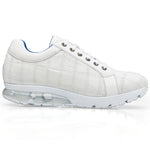 Belvedere Magnus Ostrich Patchwork Sneakers White