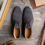 Zelli Marco Italian Suede Chukka Boots Grey (46-592-GRY)