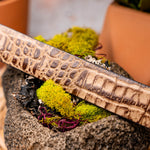 Marco Di Milano Crocodile Belt Antique Orix