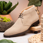 Zelli Marco Italian Suede Chukka Boots Sand (46-592-SND)