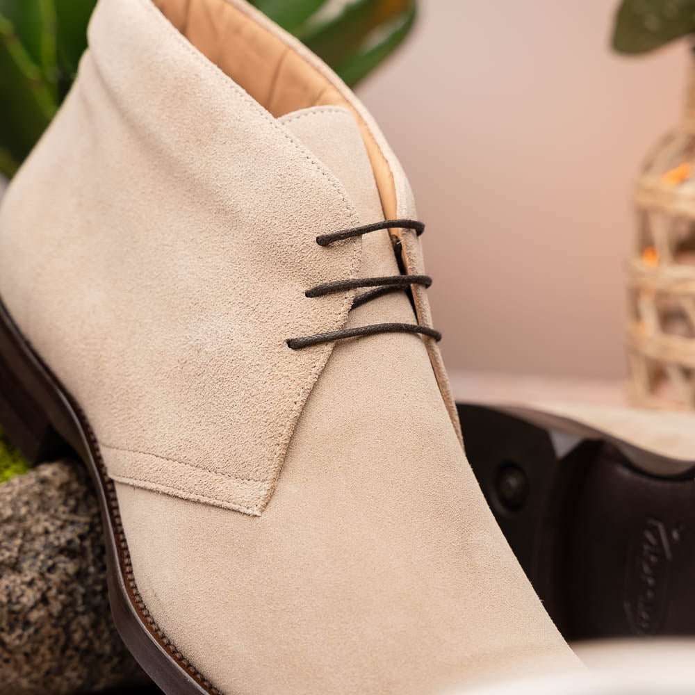 Zelli Marco Italian Suede Chukka Boots Sand (46-592-SND)