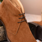 Zelli Marco Italian Suede Chukka Boots Tobacco (46-592-TOB)