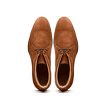Zelli Marco Italian Suede Chukka Boots Tobacco (46-592-TOB)
