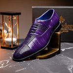 Belvedere Mare Ostrich/Eel Shoes Purple (2P7)