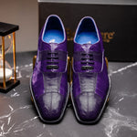 Belvedere Mare Ostrich/Eel Shoes Purple (2P7)