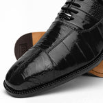 Belvedere Mare Ostrich/Eel Shoes Black (2P7)