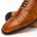 Belvedere Mare Ostrich/Eel Shoes Camel (2P7)