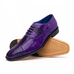 Belvedere Mare Ostrich/Eel Shoes Purple (2P7)