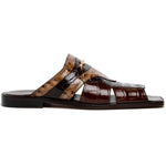 Maseratti Arabia 5005 Embossed Crocodile / Caiman / Ostrich Sandals 