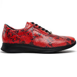 Maseratti Snake 6004 Embossed Python Sneakers Cimarron