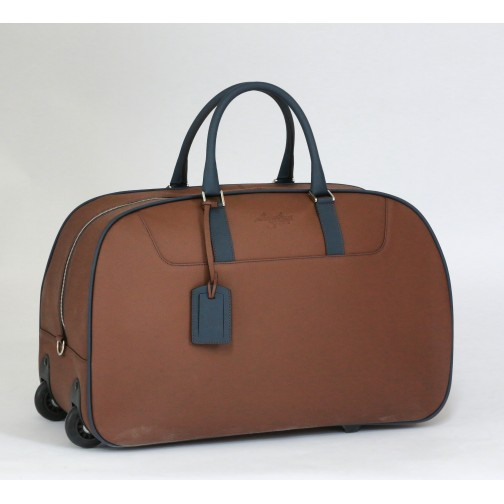 Massimiliano Stanco Boston Trolley Bag Brown