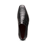 Marco Di Milano Matteo Alligator Penny Loafer Black