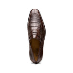Marco Di Milano Matteo Alligator Penny Loafer Brown