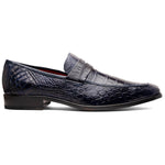 Marco Di Milano Matteo Alligator  Penny Loafer Navy