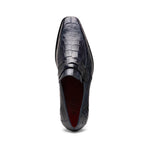 Marco Di Milano Matteo Alligator Penny Loafer Navy