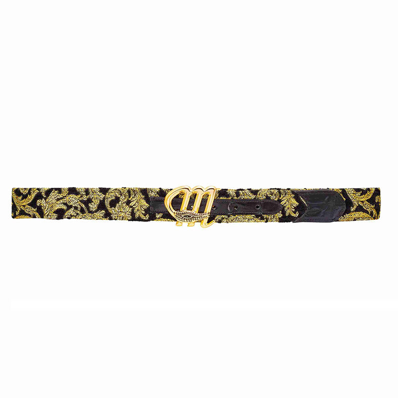 Mauri 0100 35 4938 8437 Belt Black / Gold